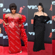 Image for article titled Technicolor Sparkles and Flamboyant Energy Dominated the MTV VMAs Red Carpet